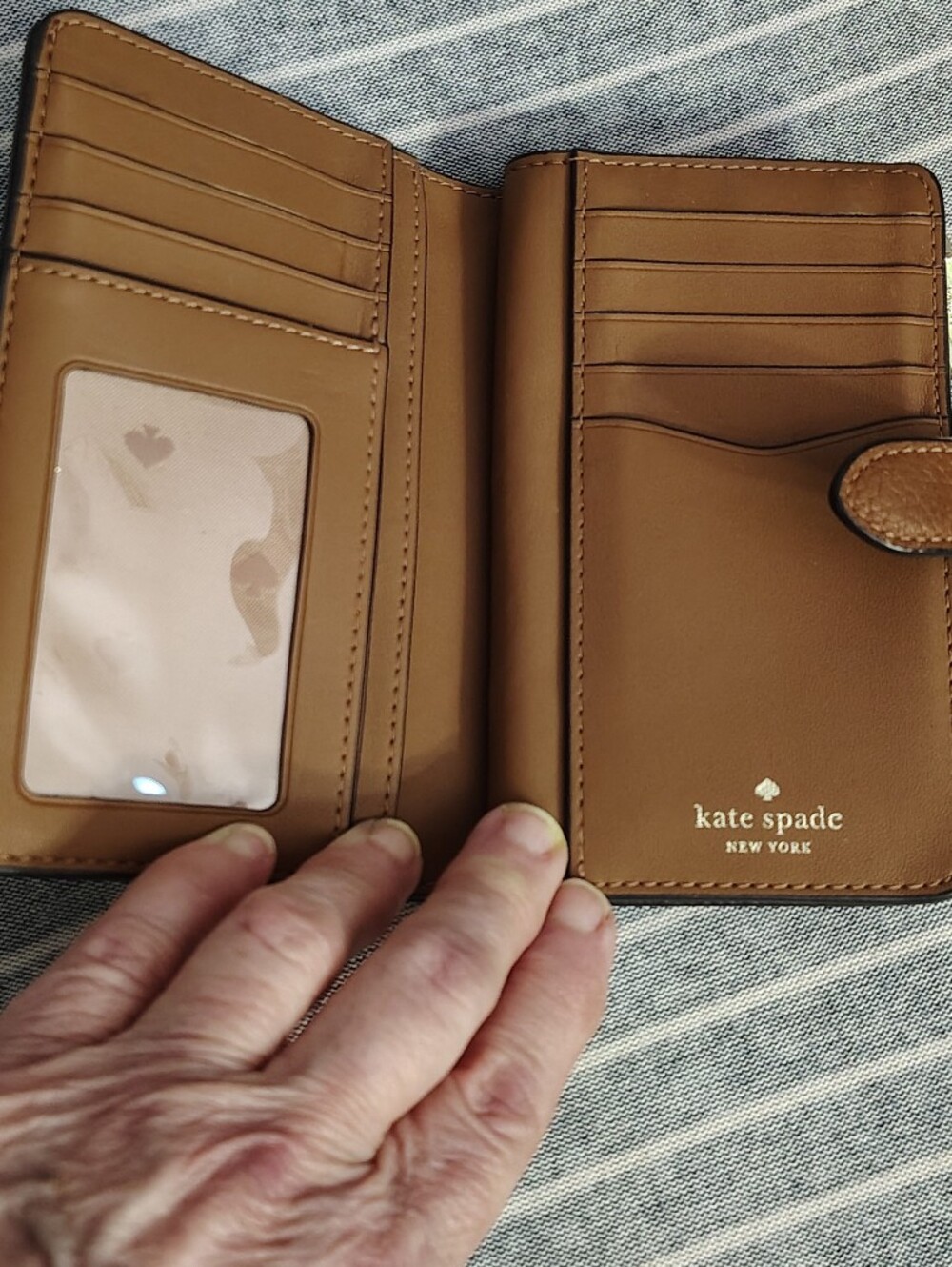 Kate Spade Light Brown Leather Wallet - Picture 3 of 4